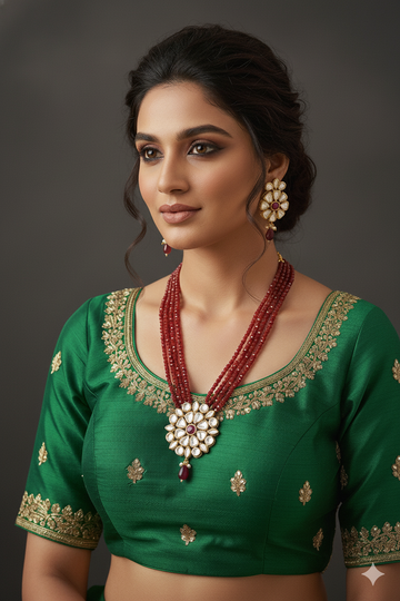 Rajsi Ratnahaar from house of Mrigaya by Nandini for Traditional and Festive Indian Look | for Gifting | Premium & Luxury Jewelry