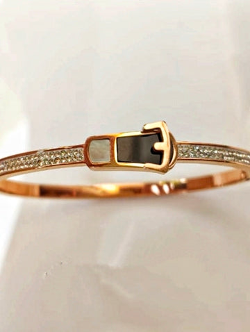 Rife Crystal Studded Bracelet from Mrigay by Nandini