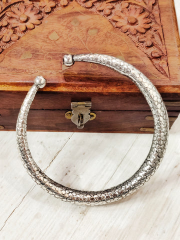 Banjaran Silver Brass Ankle Hasli from House of Mrigaya by Nandini -2 Anklets