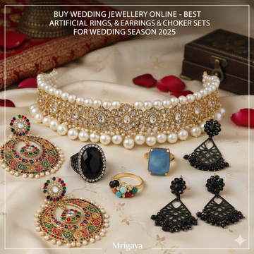 Buy Wedding Jewellery Online – Best Artificial Rings, Earrings & Choker Sets for Wedding Season 2025