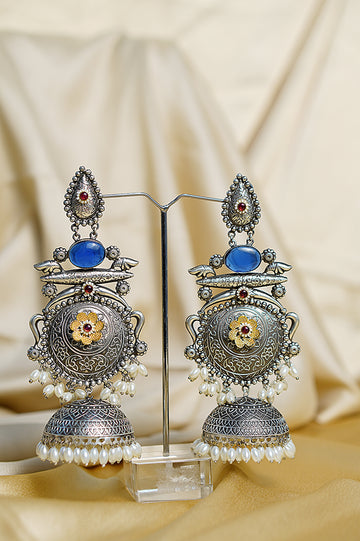 Padmavati Light Weight Heavy-Look Jhumka Collection | Premium range from House of Mrigaya by Nandini | for Festive Occasions & Traditional Look
