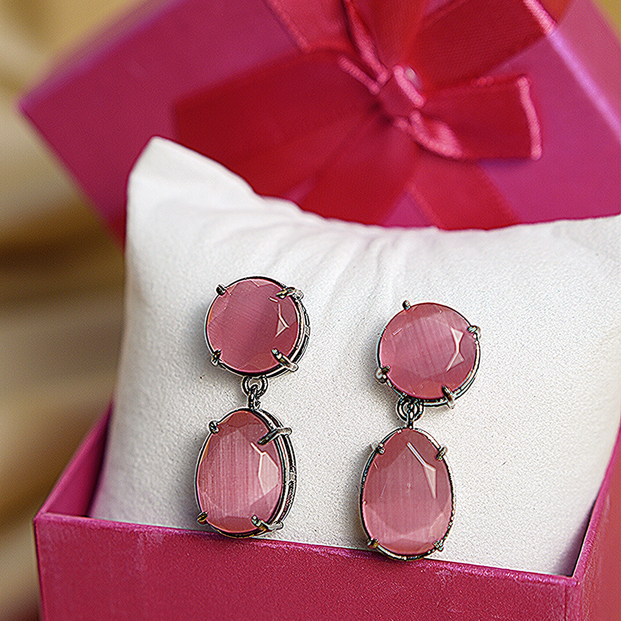 Crystara earring from Mrigaya by Nandini for Party & Office Look light