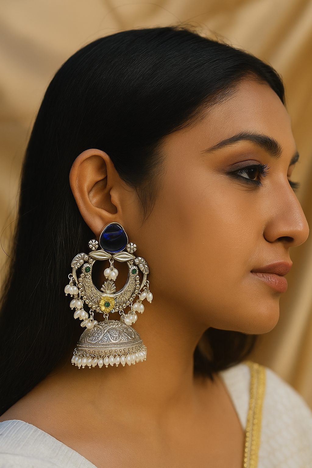 Kanaklata-Light Weight Heavy-Look Jhumka Collection | Premium range from House of Mrigaya by Nandini | for Festive Occasions & Traditional Look