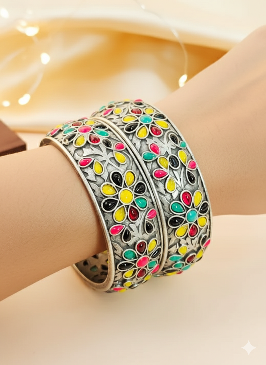 Pachrangi Kada from Mrigaya by Nandini - 2 Kadas