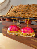 Satrangi Tokri Collection | Hand-Panted Jhumka | for Weddings | Festive Occasions | India Look - Mrigaya India