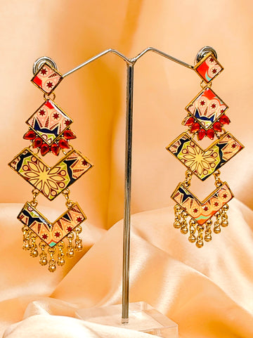 Tarika Earring for Women for Wedding & Traditional Occasion - Mrigaya India