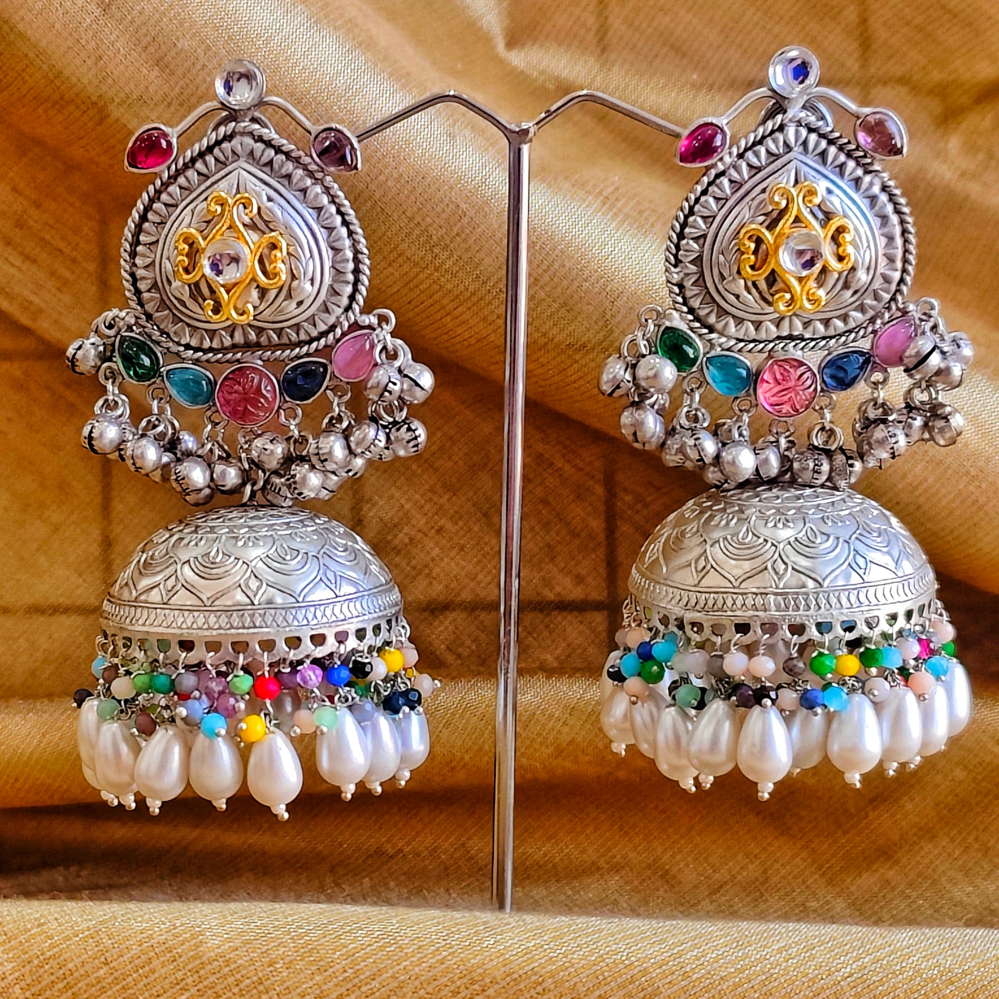 Maharani Mahal Earring Set from Mrigaya by Nandini