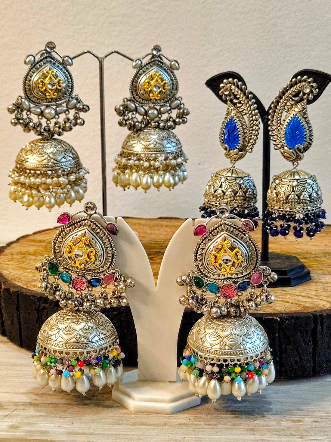 Maharani Mahal Earring Set from Mrigaya by Nandini