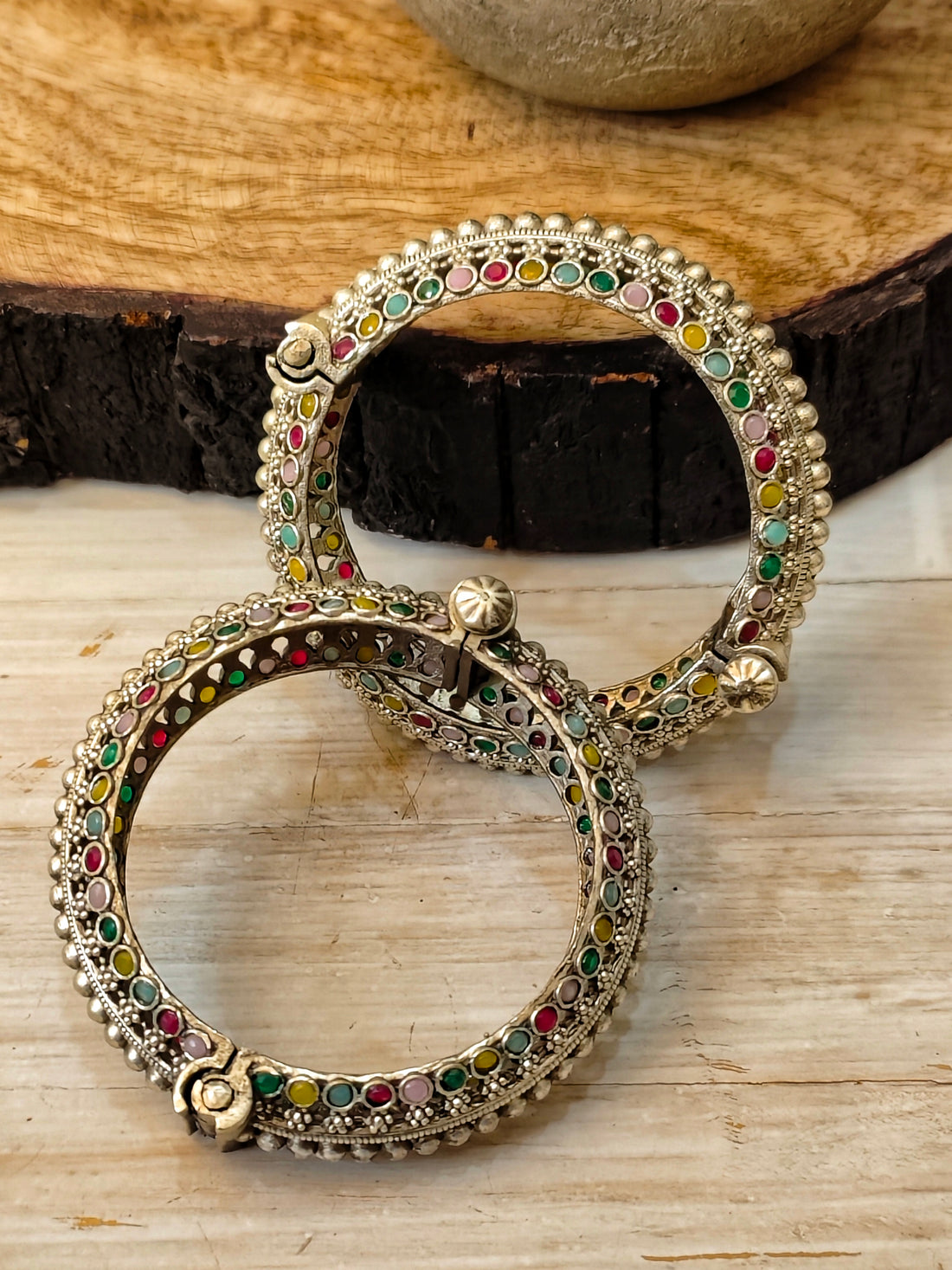 Khanjna Multi Kada Antique from Mrigaya by Nandini - 1 Bangle