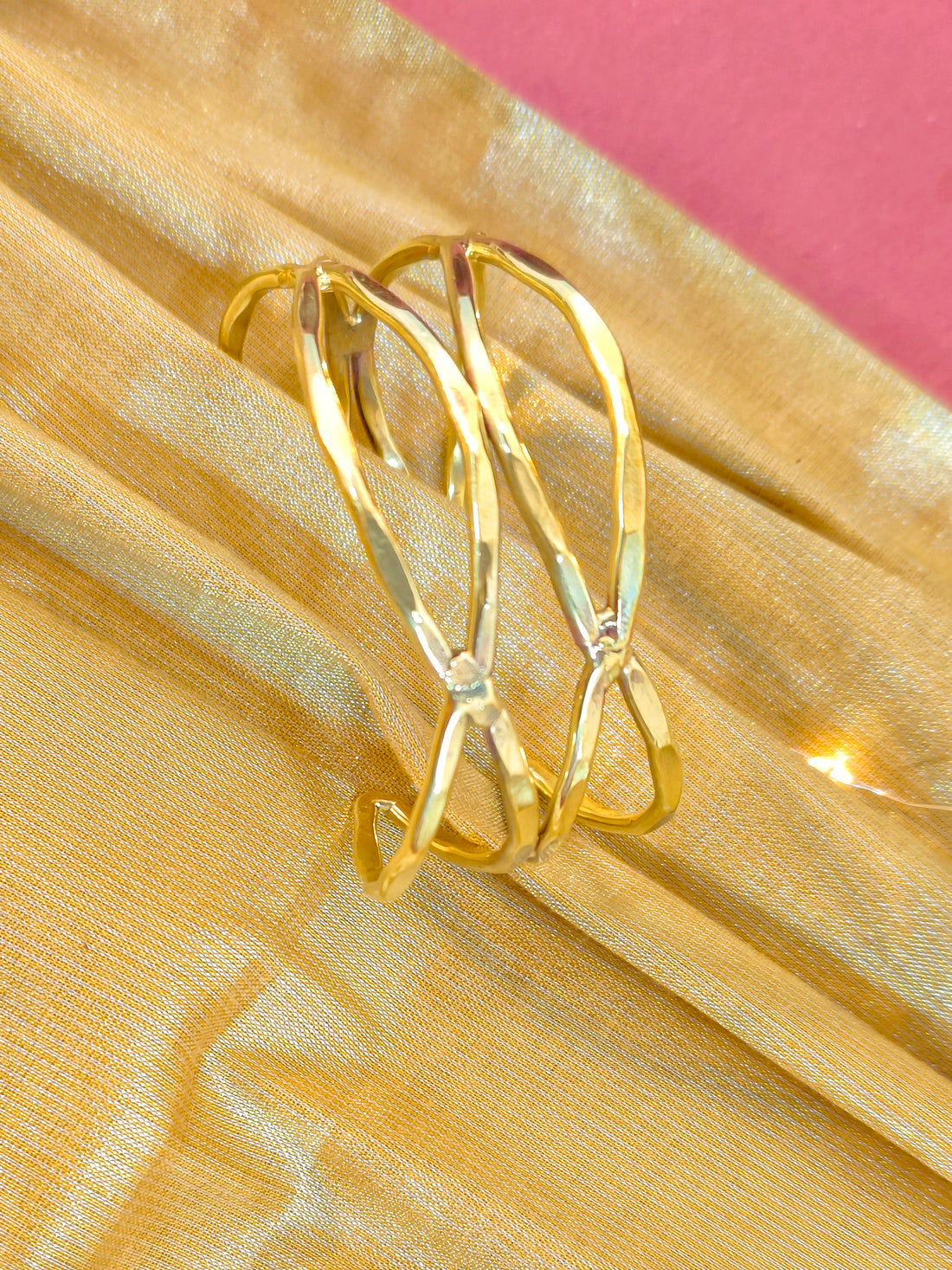 Karp Kada from Mrigaya by Nandini for Traditional and Festive Occasions | Gifting | Wedding-Golden