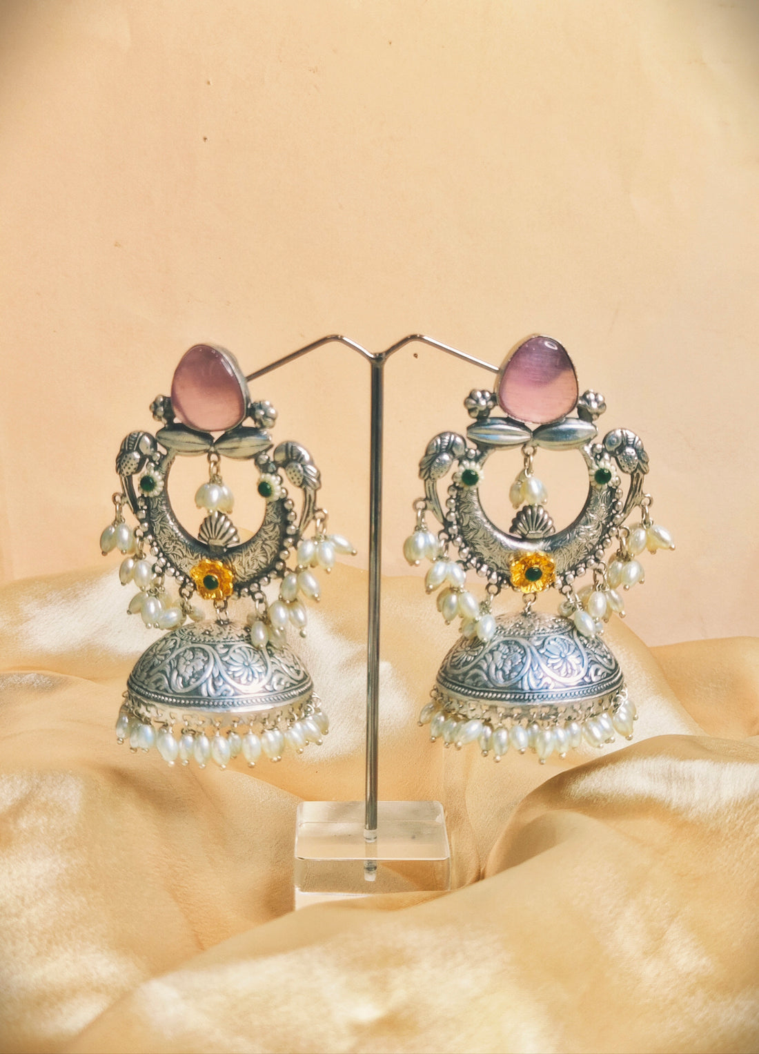 Kanaklata-Light Weight Heavy-Look Jhumka Collection | Premium range from House of Mrigaya by Nandini | for Festive Occasions & Traditional Look