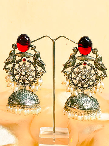 Gaurang- Light Weight Heavy-Look Jhumka Collection | Premium range from House of Mrigaya by Nandini | for Festive Occasions & Traditional Look