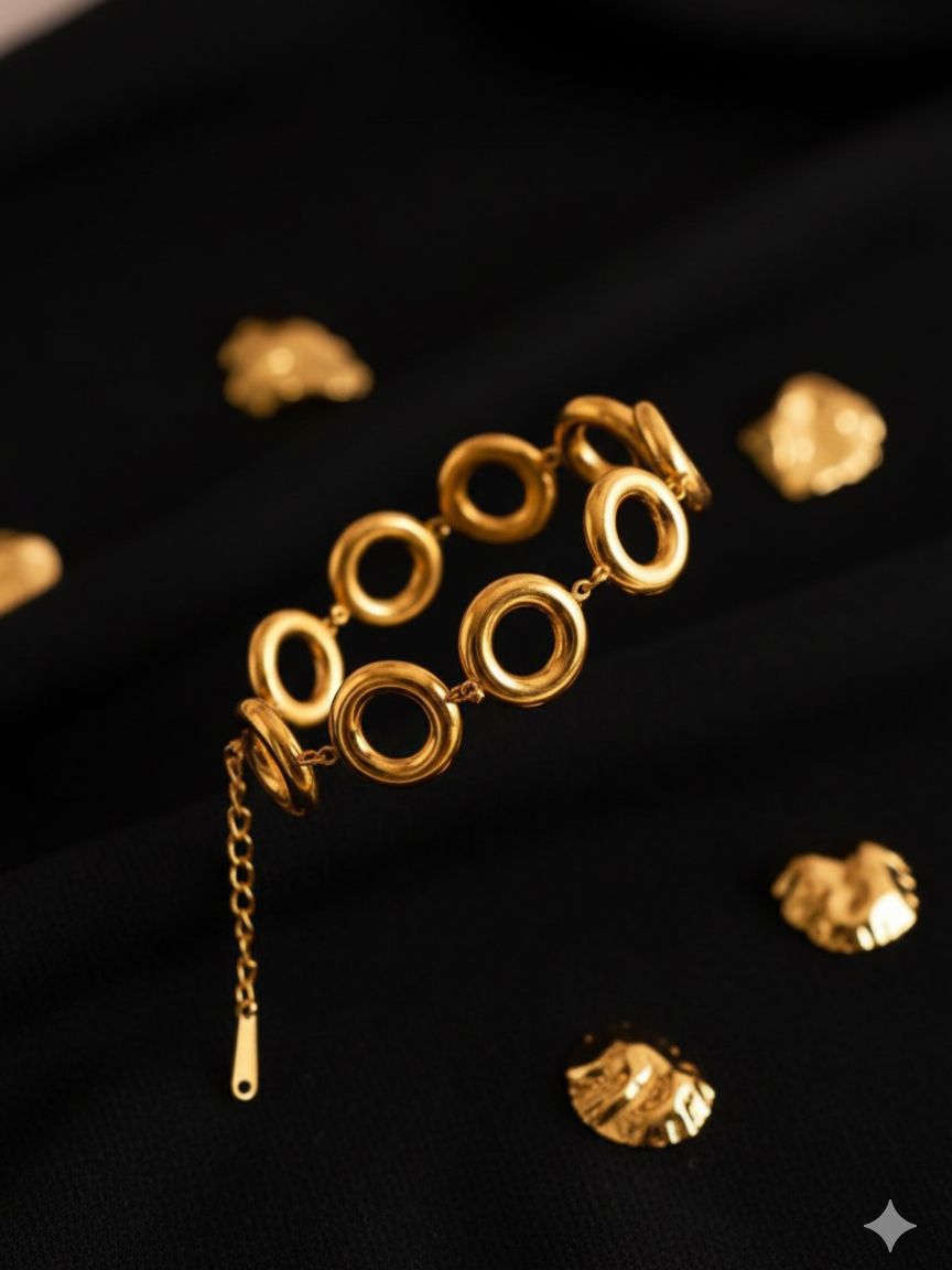 Polo Gold Anti-Tarnish Stainless Steel Bracelet - gold online
