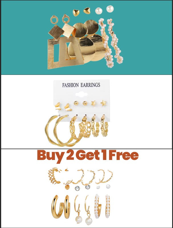 Veena earring Set from Mrigaya by Nandini earrings for festive occasions | for traditional look | for office Indian wear -Pack of any 3