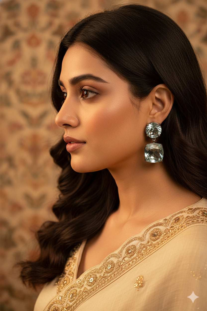 Anuttara Earing for Party & Office Look - Artificial Silver Finish earrings
