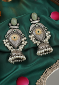 Kanchanmala - Light Weight Heavy-Look Jhumka Collection - Anti-Tarnish Earrings
