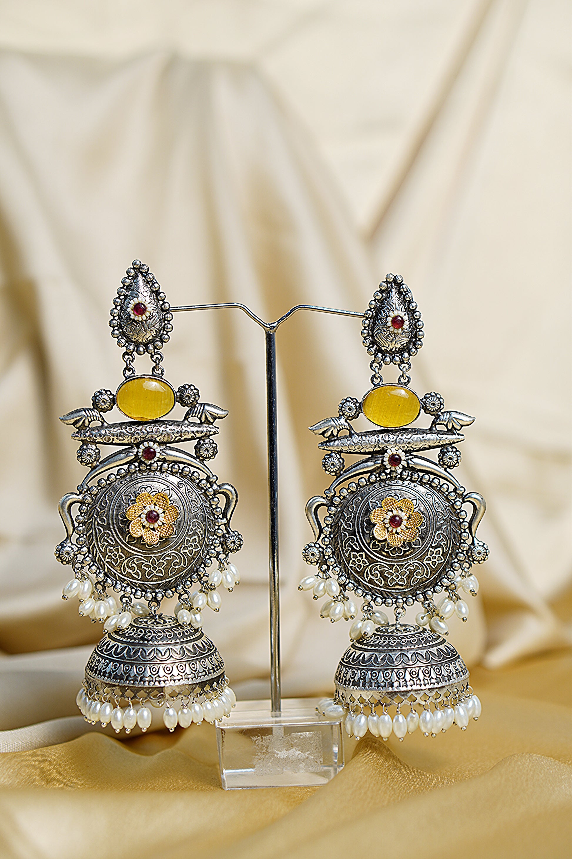 Padmavati Light Weight Heavy-Look Jhumka Collection - Artificial Earrings
