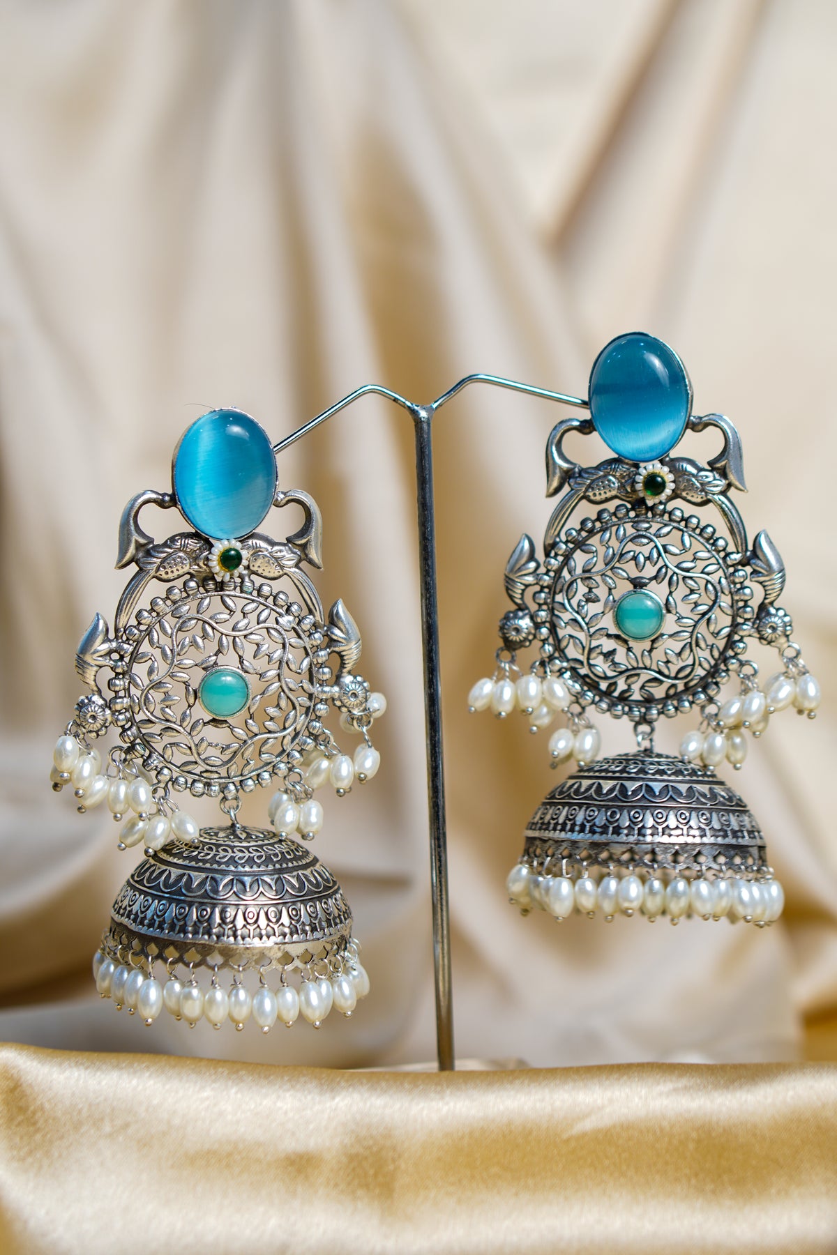 Tilottama Light Weight Heavy-Look Jhumka Collection - Artificial Earrings online
