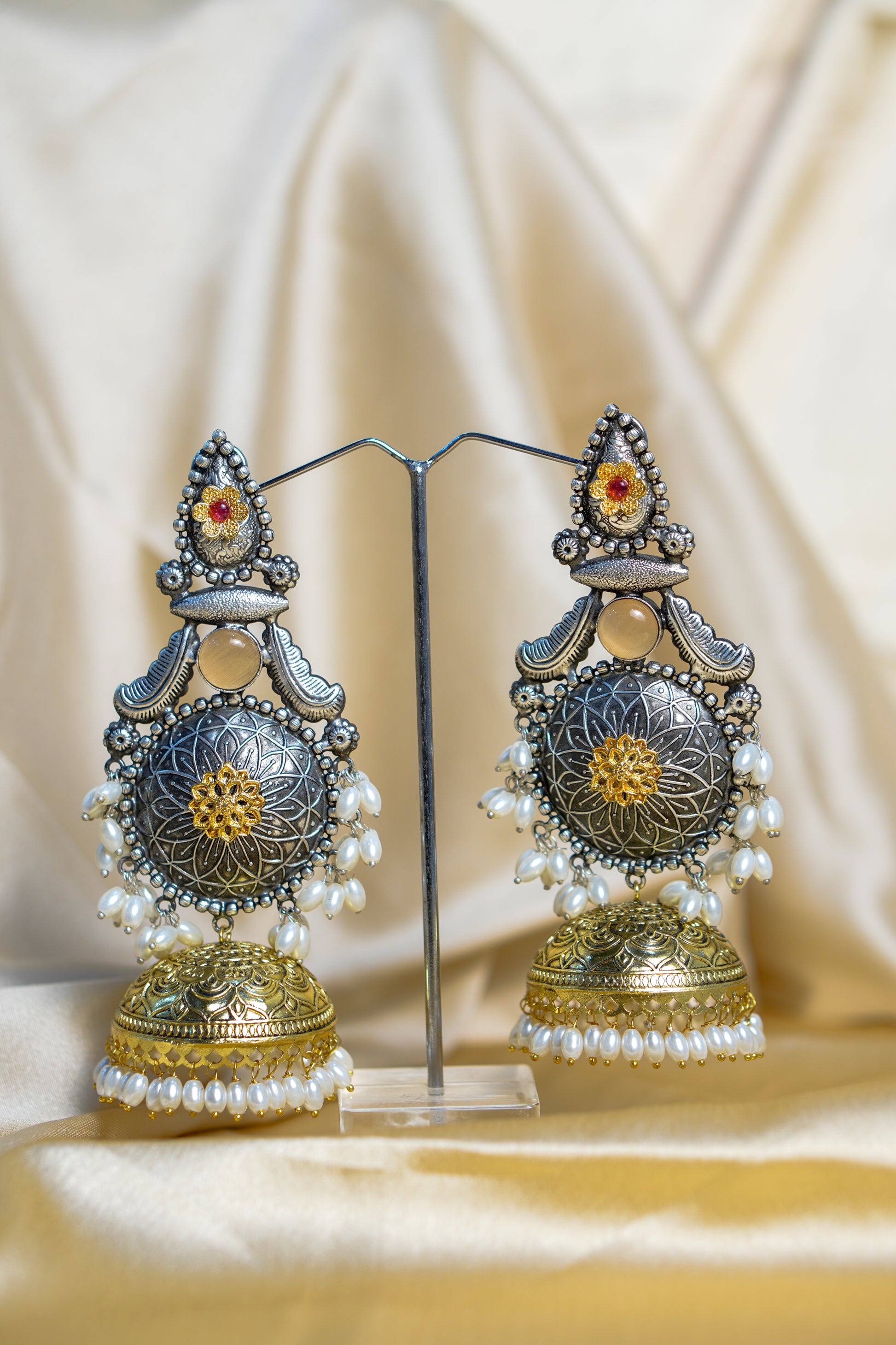 Rajmala Light Weight Heavy-Look Jhumka Collection - Ethnic Earrings
