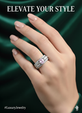 Sterling Statement Rings for festive occasions - Multi Colour Ring
