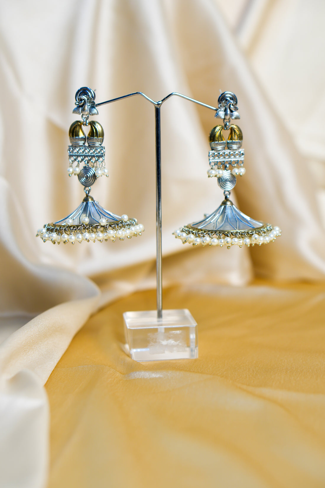 Devyani_ Light Weight Heavy-Look Jhumka Collection | Premium range from House of Mrigaya by Nandini | for Festive Occasions & Traditional Look