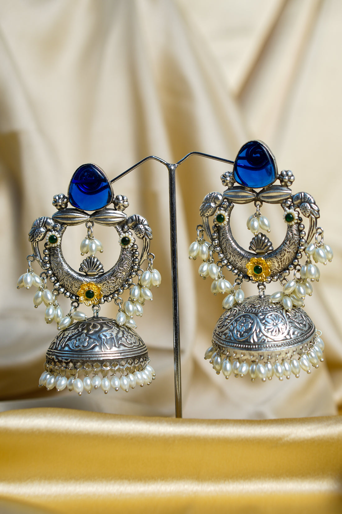 Kanaklata-Light Weight Heavy-Look Jhumka Collection | Premium range from House of Mrigaya by Nandini | for Festive Occasions & Traditional Look