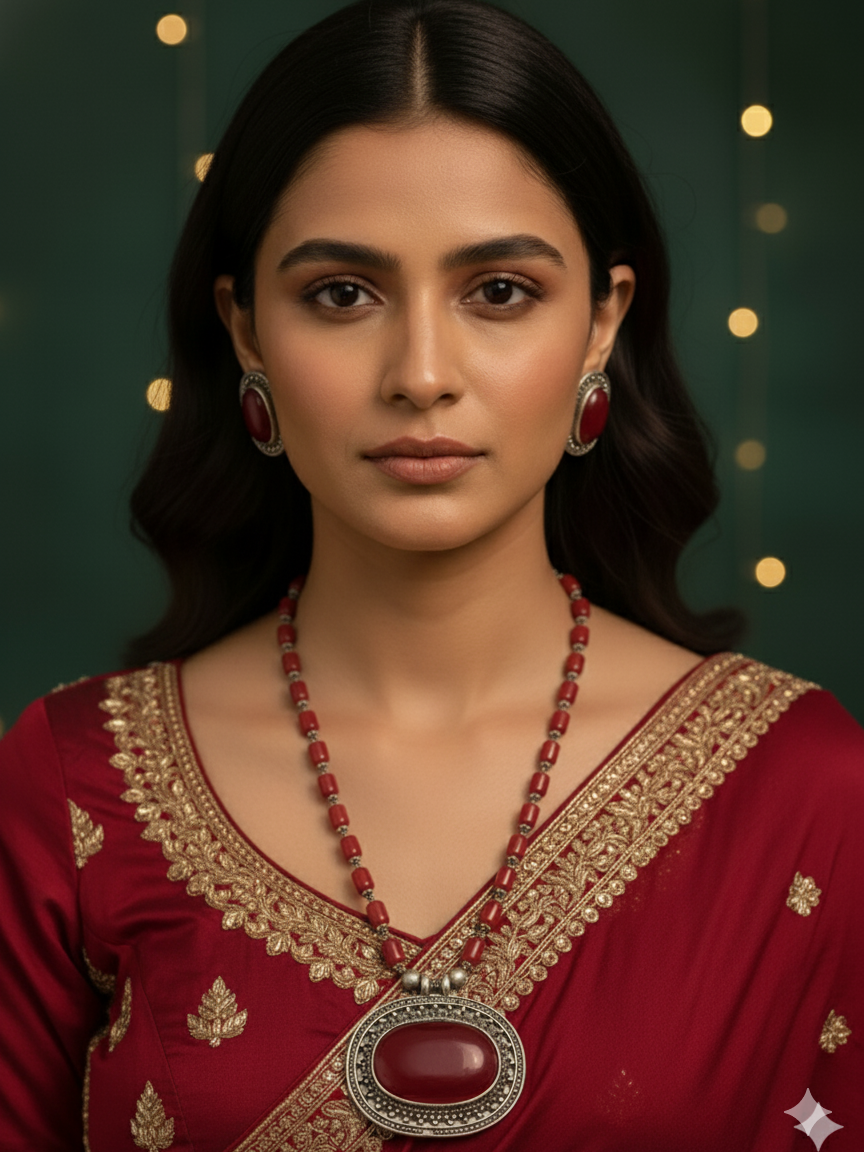 Lalitha'sLight necklace set for Traditional and Festive Indian Look - Necklace Set for girls
