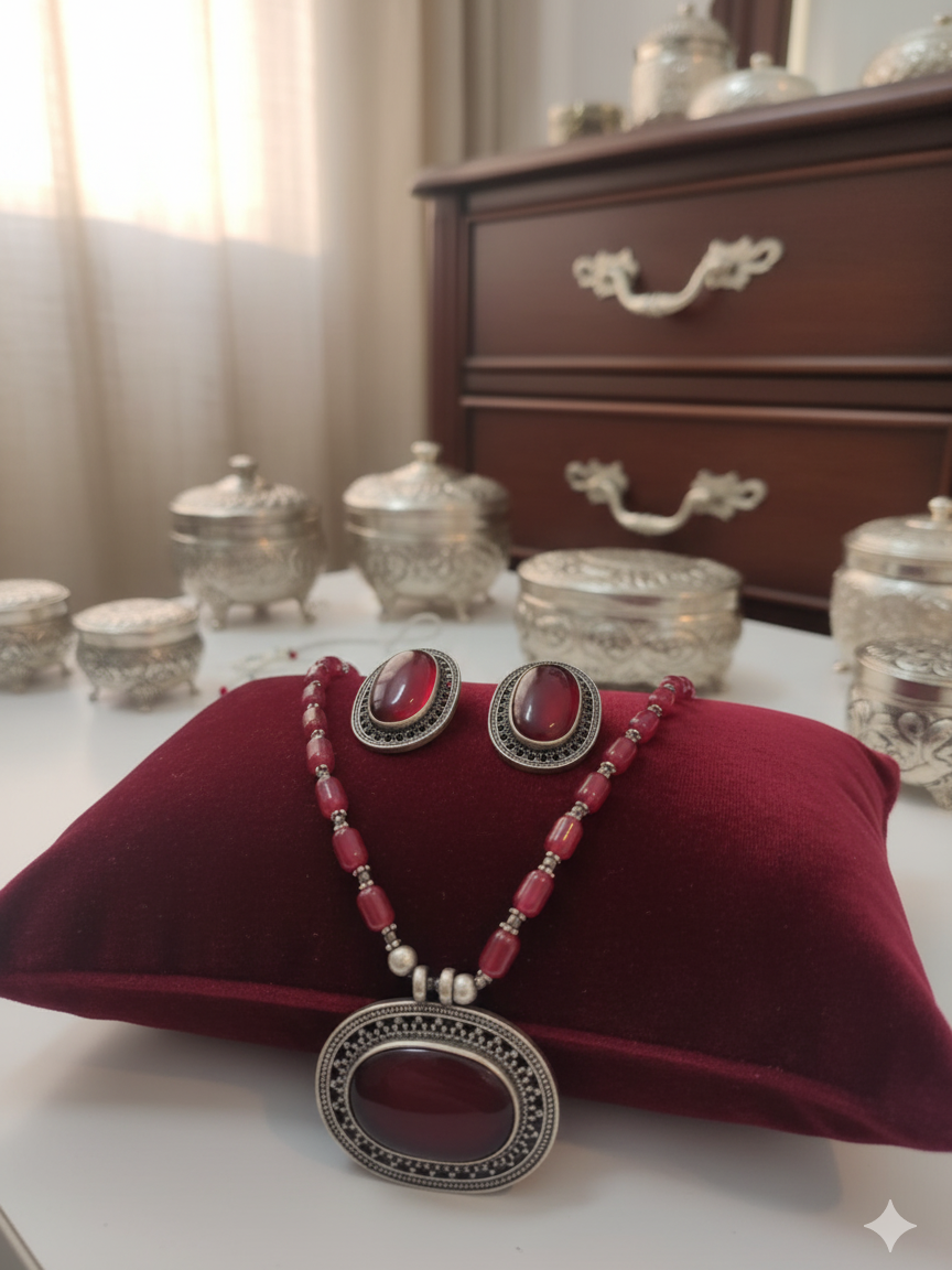 Lalitha'sLight necklace set for Traditional and Festive Indian Look - traditional necklace
