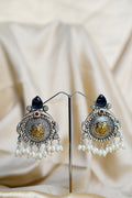 Hemangini Light Weight Heavy-Look Jhumka Collection - Artificial Silver Finish earrings
