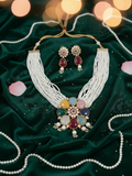 Parvati's Embrace necklace set for Traditional and Festive Indian Look - Necklace Set for lehenga
