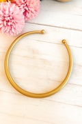 Aadyah Golden Brass Hasli for Ankle - 1 Anklet - Anklet for girls
