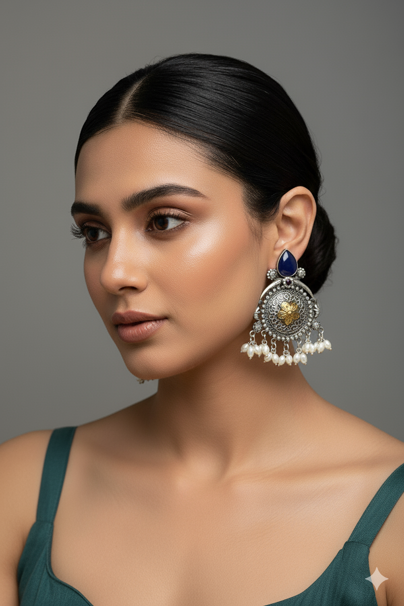 Hemangini Light Weight Heavy-Look Jhumka Collection - Anti-Tarnish Earrings
