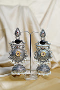 Padmavati Light Weight Heavy-Look Jhumka Collection - Antique Finish earrings
