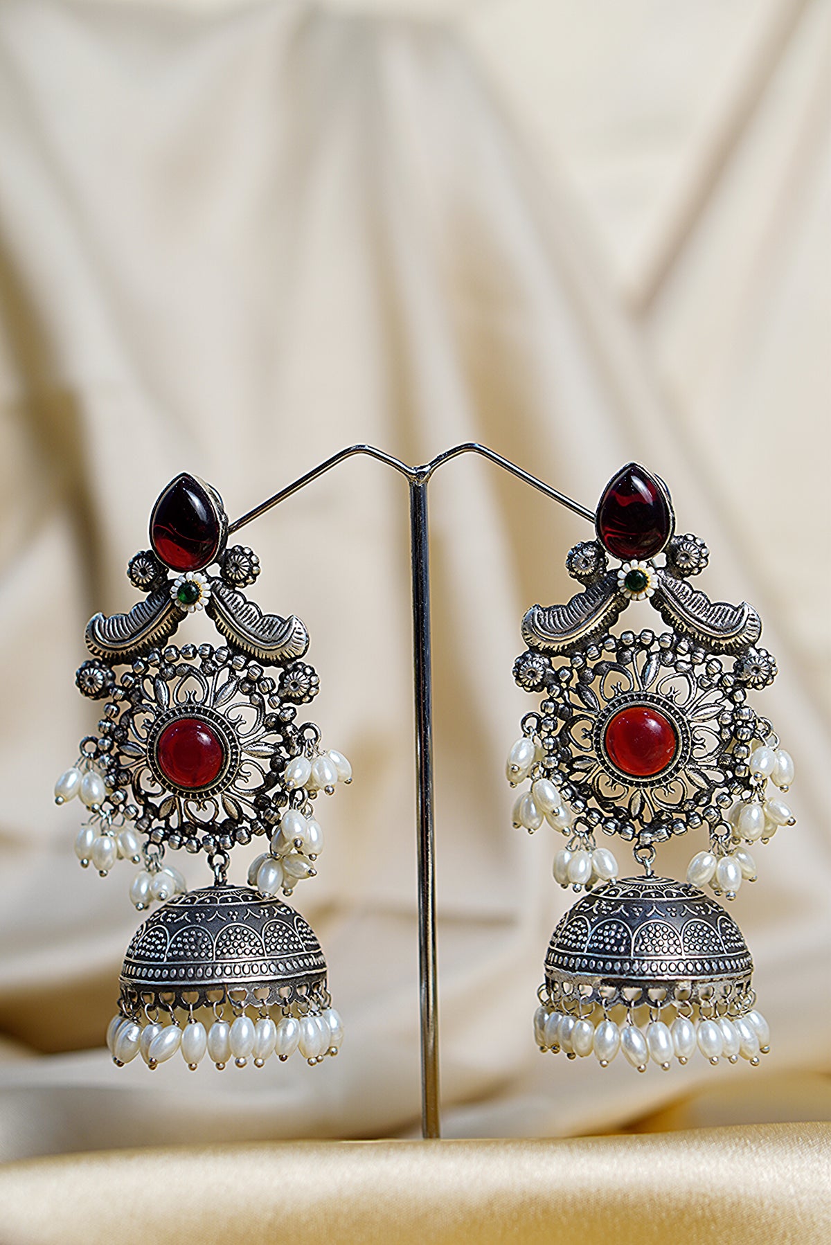 Ratnavati_ Light Weight Heavy-Look Jhumka Collection - Festive Earrings
