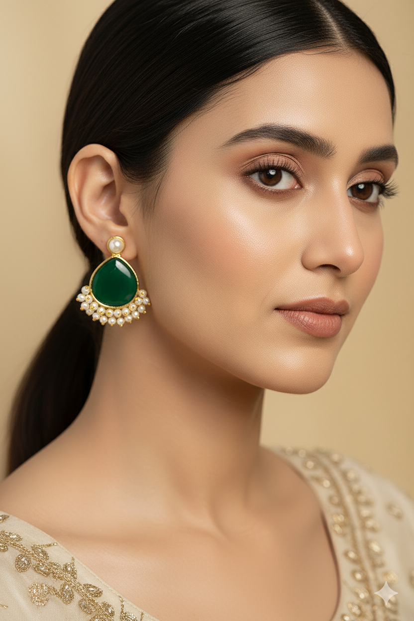 Riva earring for Party & Office Look_light - Antique Finish earrings
