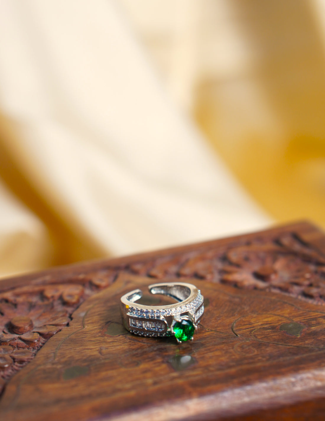 Sterling Statement Rings for festive occasions - Anti-Tarnish Ring
