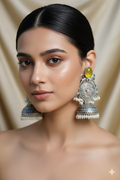 Tilottama Light Weight Heavy-Look Jhumka Collection - Antique Finish earrings
